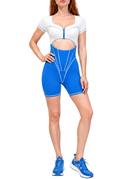 Tartelette Jumpsuit - Off White & Classic Blue