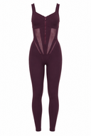 Amalfi Jumpsuit - Burgundy