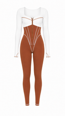 L'Essentiel Jumpsuit - Buttercream & Cinnamon