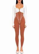 L'Essentiel Jumpsuit - Buttercream & Cinnamon