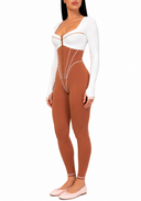 L'Essentiel Jumpsuit - Buttercream & Cinnamon