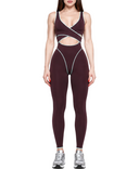 Chateau Jumpsuit - Burgundy & Turquoise