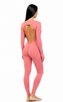 Cordelia Jumpsuit - Powder Rose & Turquoise