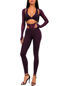 Rouge Allure Three Piece Set - Burgundy