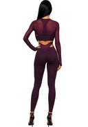Rouge Allure Three Piece Set - Burgundy