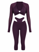 Rouge Allure Three Piece Set - Burgundy