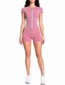 Solaire Jumpsuit - Powder Rose & Turquoise