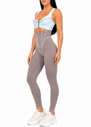 The Manor Jumpsuit - Ice Blue & Gray