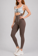 The Manor Jumpsuit - Sky Blue & Chocolate