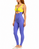 The Manor Jumpsuit - Yellow & Lavender